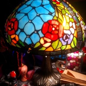 Vintage Stained glass lamp
